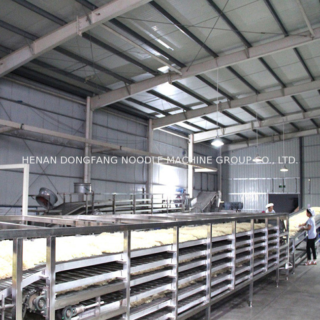 8t/8H Ramen Noodle Equipment Ripen Fresh Noodle Production 50KW