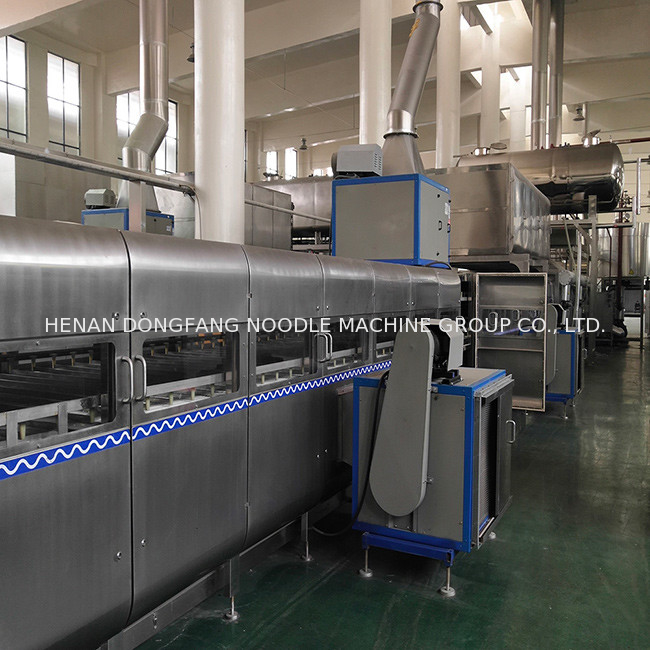 Round Shape Cup Noodle Production Line Making Equipment 9min Cooling