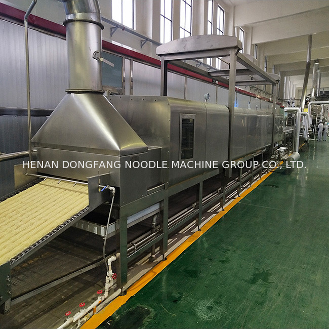 Square Fried Maggi Making Machine PLC Control Instant Noodles Machinery