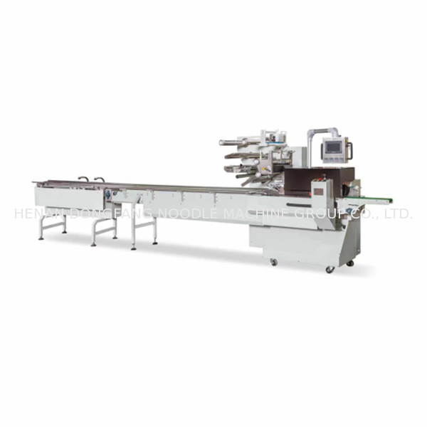 Automatic Horizontal Noodle Packing Machine Three Servo Motors Pillow Pack
