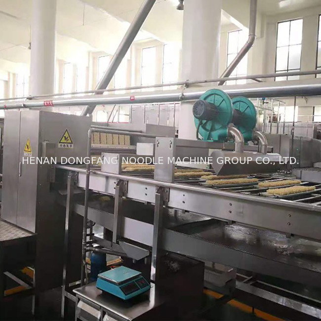 42KW Fried Indomie Noodle Machine PLC Control Noodles Production