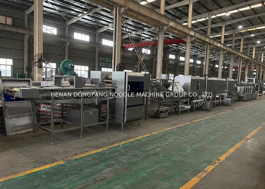 Automatic Wai Wai Instant Noodle Production Line Plant Low Energy Consumption