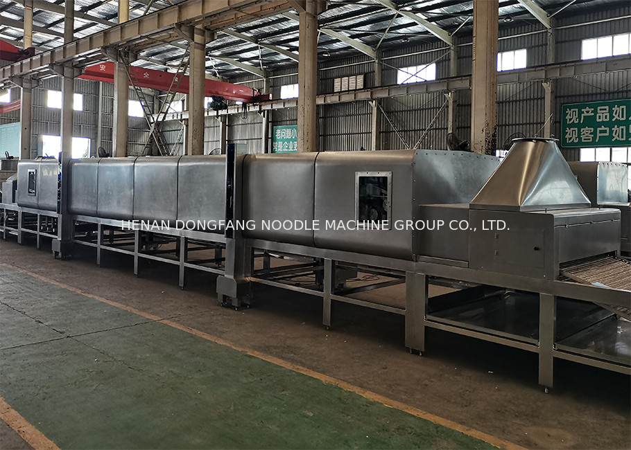152KW Electric Maggi Making Machine SUS304 Fried Instant Noodle Production Line