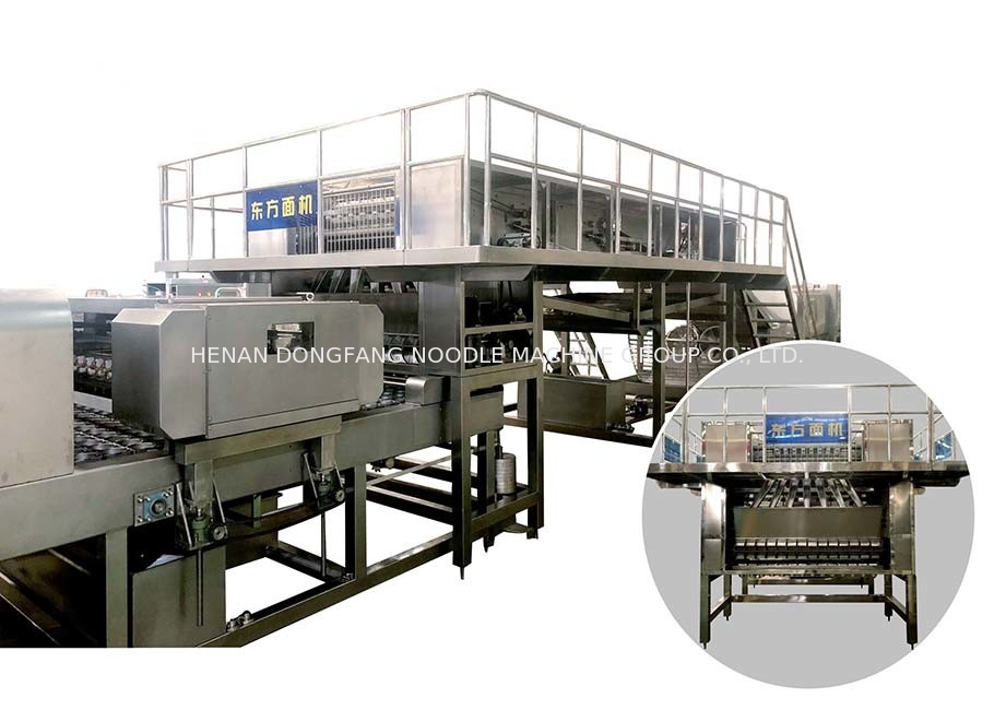 Industrial Fried Noodles Production Machine 200000PCS/8H Instant Noodle Line
