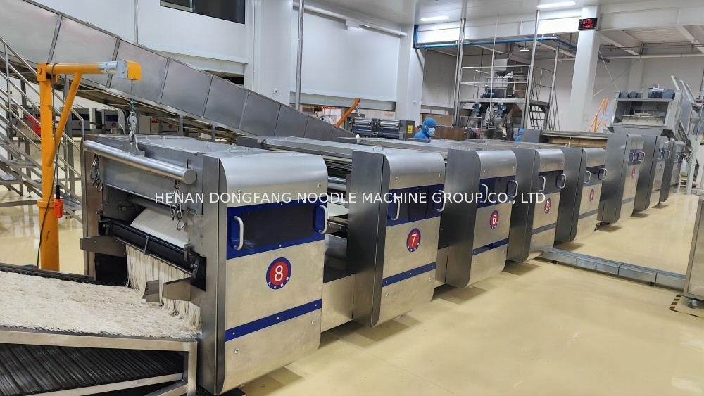 Fully automatic ripen fresh noodle production line