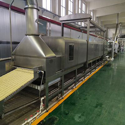 Square Fried Maggi Making Machine PLC Control Instant Noodles Machinery