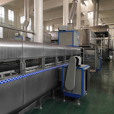 Automatic Indomie Cup Noodle Making Machine 141KW Instant Noodle Line