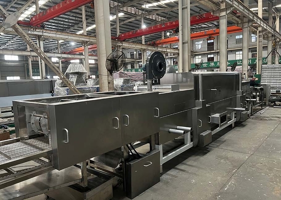 Fully Automatic Instant Noodle Production Line 1600KG/H Indomie Noodle Making