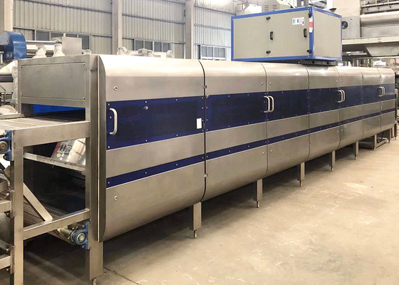 152KW Electric Maggi Making Machine SUS304 Fried Instant Noodle Production Line